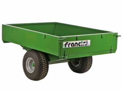 Francini FQ6 - Anhänger für Traktor aus Stahl - 150x110(h 25 cm) – Bild 8