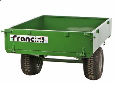Francini FQ6 - Anhänger für Traktor aus Stahl - 150x110(h 25 cm) – Bild 4