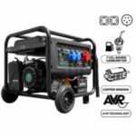 Stromerzeuger 8.5kW D'Orly DO8500E Benzin-Notstromaggregat 500cc - 2x 230V & 1x 400V - RATO-Motor