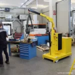 Werkstattkran mit elektrischer Hubfunktion (1 Geschwindigkeit) – Max. Tragfähigkeit 1000 kg – Bild 4
