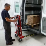 Geländestapler für Halbpaletten – Max. Hubhöhe 840 mm – Max. Tragfähigkeit 250 kg – Bild 5