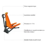 Manueller Hochhubwagen mit Waage – Max. Tragfähigkeit 1000 kg – Bild 3