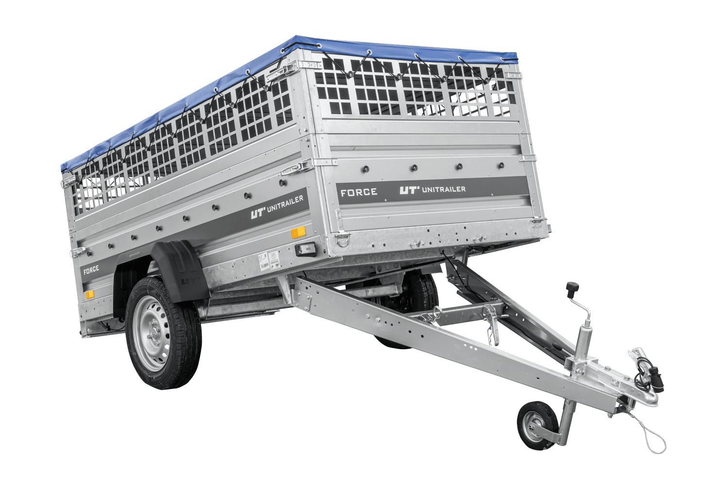 ger_pl_Einachsanhanger-230×125-UNITRAILER-FORCE-230-KIPP-mit-Gitterseitenwanden-H-0-Rahmen-und-blauer-Plane-16179_19.png Einachsanhänger 230×125 UNITRAILER FORCE 230 KIPP mit Gitterseitenwänden, H-0-Rahmen und blauer Plane – Flache blaue plane – Bild 1