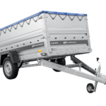 Einachsiger Anhänger auf Blattfedern 264×125 UNITRAILER FORCE 264/R KIPP mit BIS-Seitenwänden, H-0-Rahmen