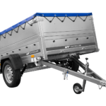 Leichtanhänger auf Blattfedern 200×125 UNITRAILER GARDEN 201/R KIPP mit BIS-Seiten, H-0-Rahmen