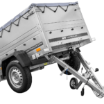 Neu Anhänger GARDEN TRAILER 150 KIPP mit zusätzlichen Bordwänden, Stützrad und Flachplane