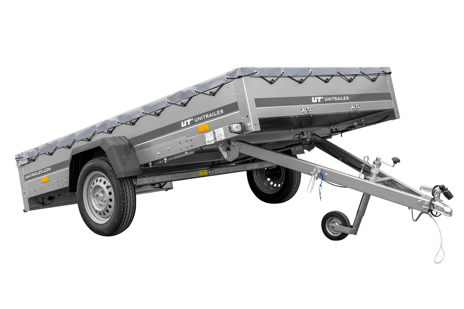 ger_pl_PKW-Anhanger-264×150-UNITRAILER-GARDEN-265-KIPP-mit-Flachplanentrager-und-grauer-Plane-6721_1.png PKW Anhänger 264×150 UNITRAILER GARDEN 265 KIPP mit Flachplanenträger und grauer Plane – Bild 1