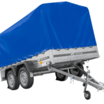 Zweiachsanhänger 264×150 UNITRAILER GARDEN 265/2 KIPP mit Rahmen H-1100