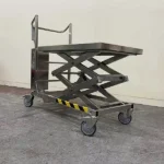 Elektrischer Edelstahl-Hubtisch – Edelstahl-Plattform – Max. Tragfähigkeit 100 kg – Bild 3