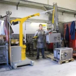 Halbelektrischer Werkstattkran – Max. Hubhöhe 2425 mm – Max. Tragfähigkeit 150 kg – Bild 4