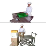 Elektrischer Edelstahl-Hubtisch – Edelstahl-Plattform – Max. Tragfähigkeit 100 kg – Bild 5