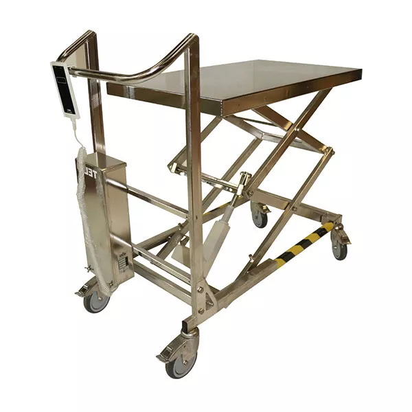 o1 Edelstahl-Hubtisch – Max. Hubhöhe 980 mm – Max. Tragfähigkeit 200 kg – Bild 1