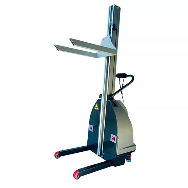 o1 Halbelektrischer Stahl-Stapler – Max. Hubhöhe 2000 mm – Max. Tragfähigkeit 200 kg – Bild 1