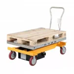 Halbelektrischer Hubtisch 1T – Europalette – Max. Hubhöhe 1220 mm – Bild 5