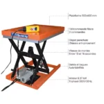 Fester elektrischer Hubtisch 380V – Max. Hubhöhe 770 mm – Max. Tragfähigkeit 500 kg – Bild 3