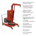 Werkstattkran mit elektrischer Hubfunktion – Max. Hubhöhe 2500 mm – Max. Tragfähigkeit 200 kg – Bild 3