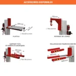 Manueller Hochhubstapler – Hubhöhe 5,00 m – Max. Tragfähigkeit 300 kg – Bild 6